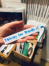 "Thirsty For Words" Bookmark