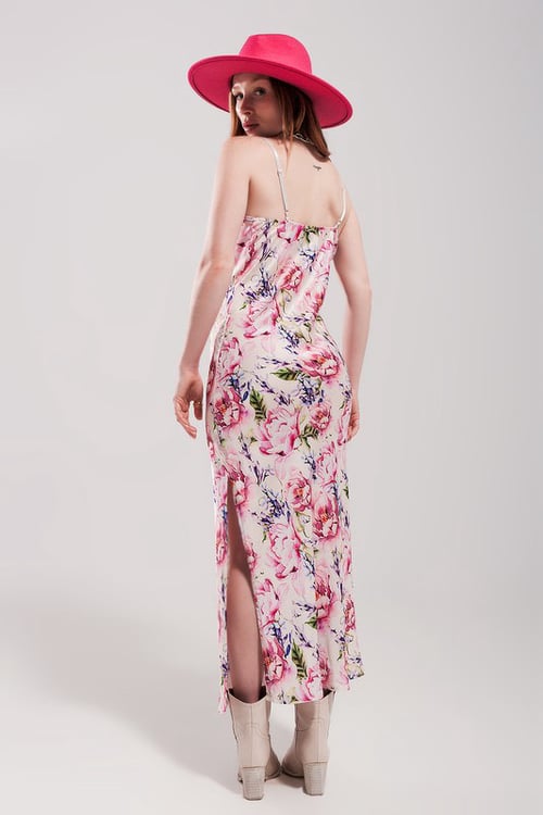 Image of FLORAL SLIP DRESS