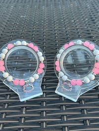 Image 1 of Hello kitty charm bracelet with white accents 
