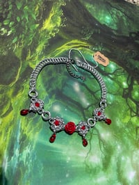 Image 2 of bleeding rose choker