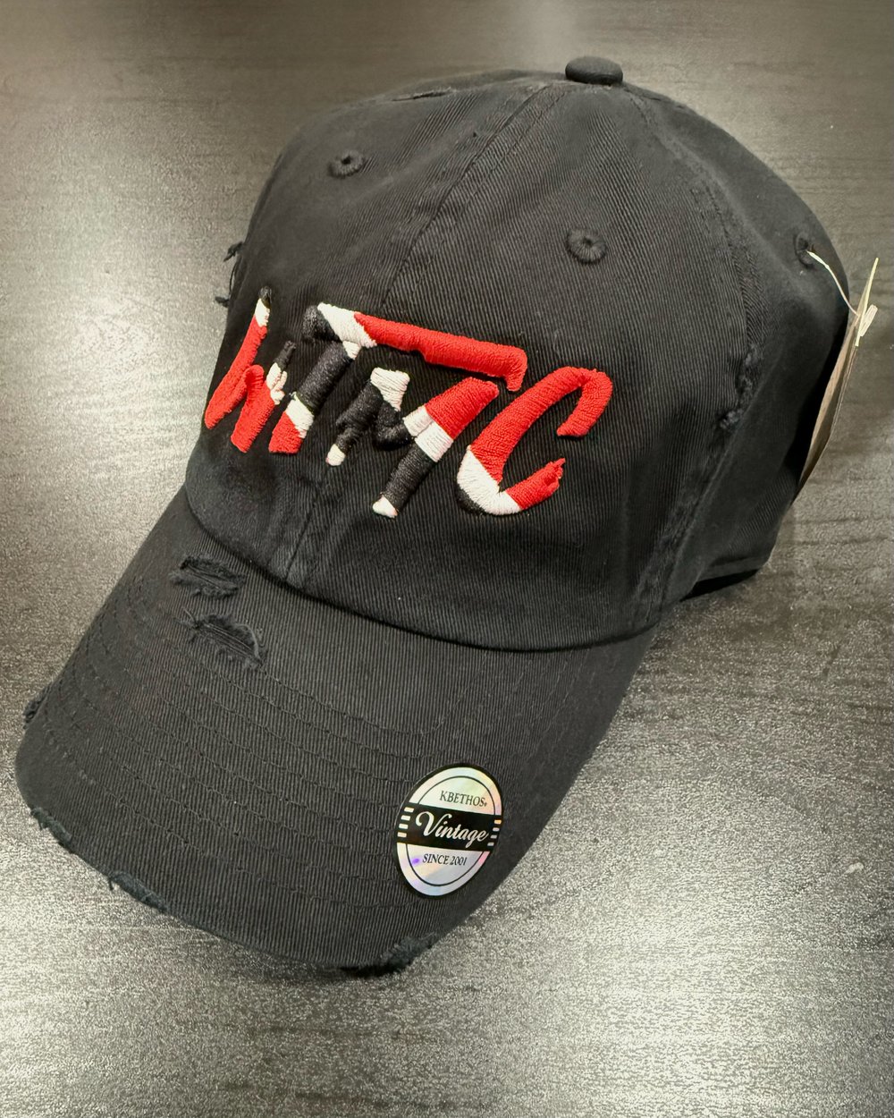 Image of Trini Flag "WTMC" Logo Dad Hat v2
