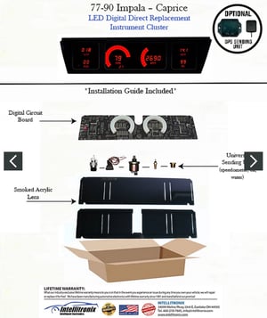 Image of 1977-1990 RED CAPRICE/IMPALA DIGITAL DASH