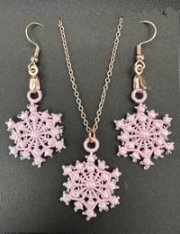 Pink Snowflake Set