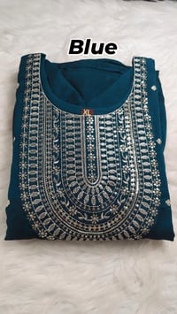 Image 4 of Soft Silk Kurtha Set - Design #12
