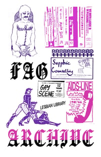 Image 1 of Fag Archive 3 color riso 11x17