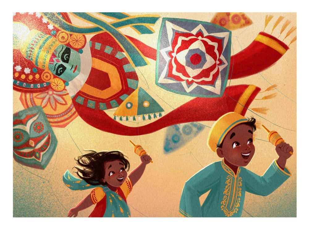 Image of Fine Art Print Makar Sankranti