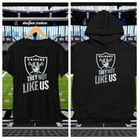 Image 1 of They Not Like Us Raiders Tee or Hoodie