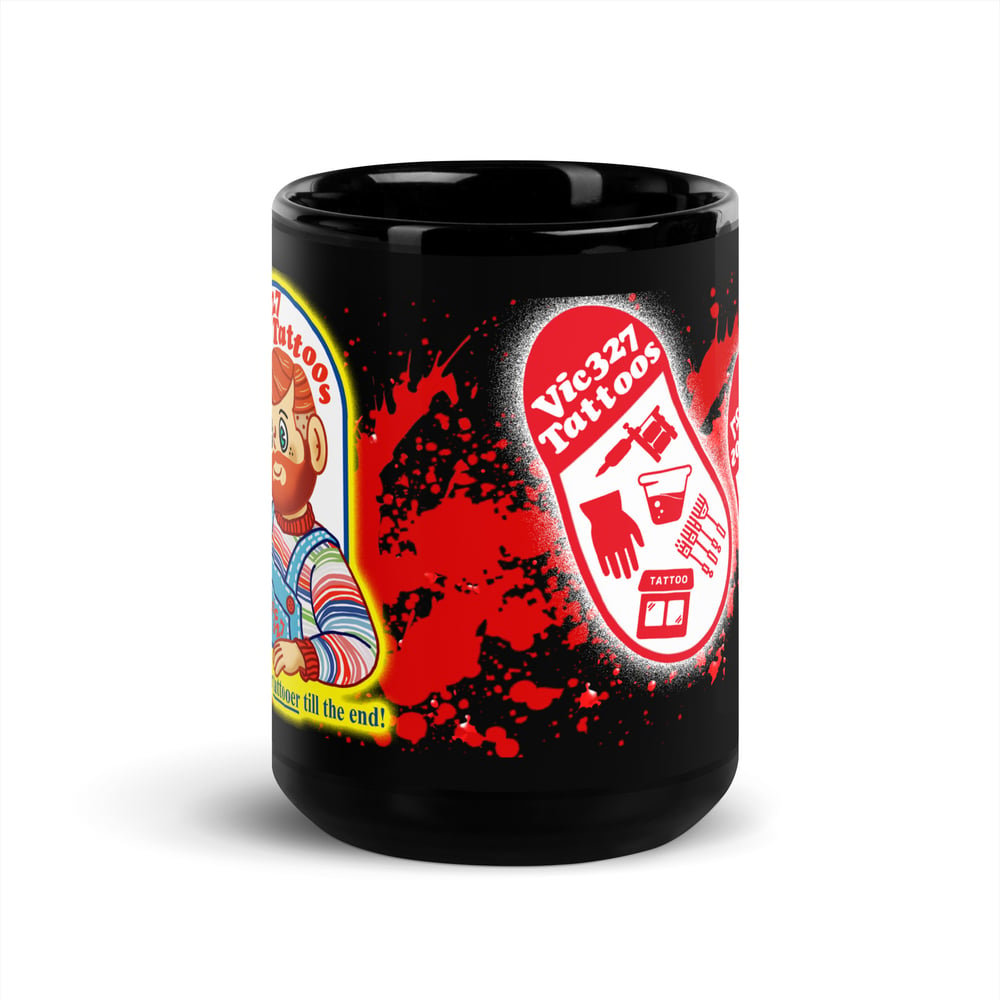 Ese mi Chucky- Black Glossy Mug