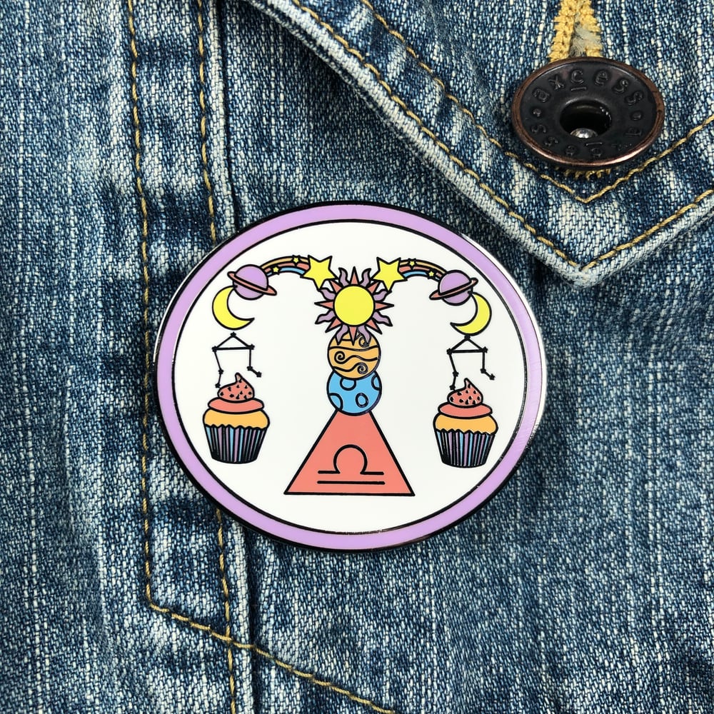 Image of Libra Cupcake Pin
