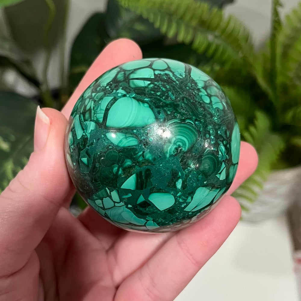 DISCOUNT Malachite Sphere C