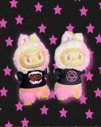 Image 1 of Labubu Emo band tees 