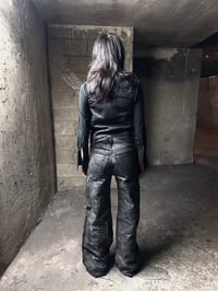 Image 5 of Black Waxed Denim