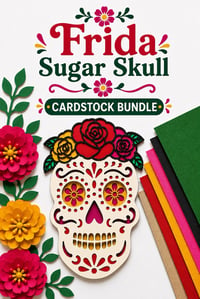 Frida Sugar Skull  Cardstock Bundle 