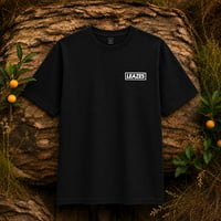 Image 1 of Leazes Tee - Front & Back Logo - BLACK