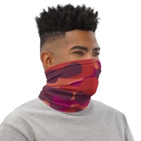 Image 3 of Red Navy Neck Gaiter