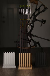 Image 2 of Modern 6-Arrow Stand - Grey/Black