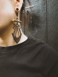 Image 2 of pod hangers (can be earrings for non-sensitive ears)