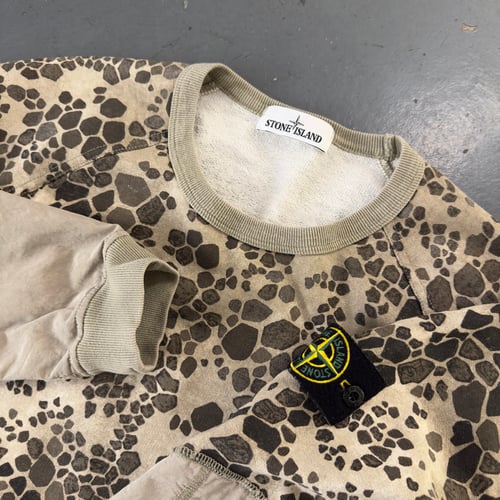 Image of SS 2018 Stone Island Aligator Camo sweatshirt, size large