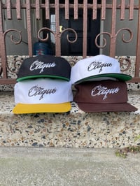 Image 1 of Script Snapback Cap