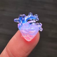 Image 1 of MINIATURE "LAYERS OF LOVE" ANATOMICAL HEART PENDANT 6