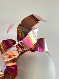 Image 1 of Iridescent feather headpiece 