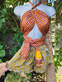 Image 2 of Myla Tassel Top - Brown Rust cream