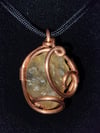 Libyan Gold Tektite Pendant 