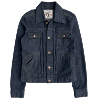 Image 2 of Hysteric Glamour Chain Stitched Denim WMNS Jacket - S