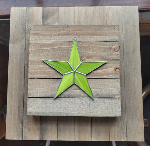 Image of Opaque Solid Star-stained glass