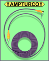 Ampturco 20’ - 15’ - 10’ Straight Instrument Cable ⚡️RIFF WHIPS⚡️