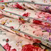 Image 1 of Made to Order - Vintage Style Pink Floral Eiderdown 