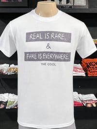 Real is Rare  T-shirt (White/Grey)