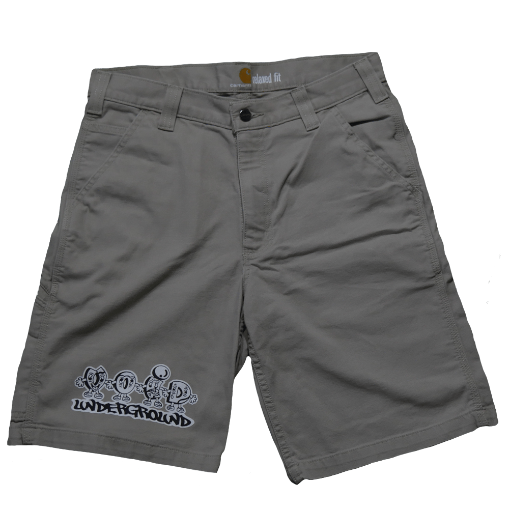 gray khaki shorts