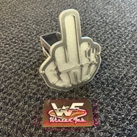 Image 1 of F--- You Middle Finger Hitch Cover