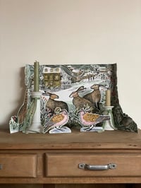 Image 4 of Calendrier de l'Avent lièvres et oiseaux