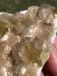 Image 3 of Yellow Cubic Fluorite & Barite Specimen #2508