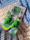 Green Doll Heel Shoe Toy Earrings