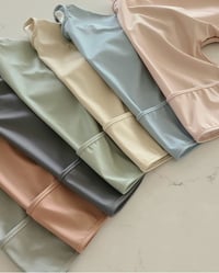 Image 4 of Long-Sleeve Waterproof Baby Smock Bib in Beiges 