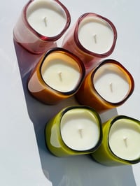 Image 4 of CUBIC CANDLES - AMBER | GREEN | PINK