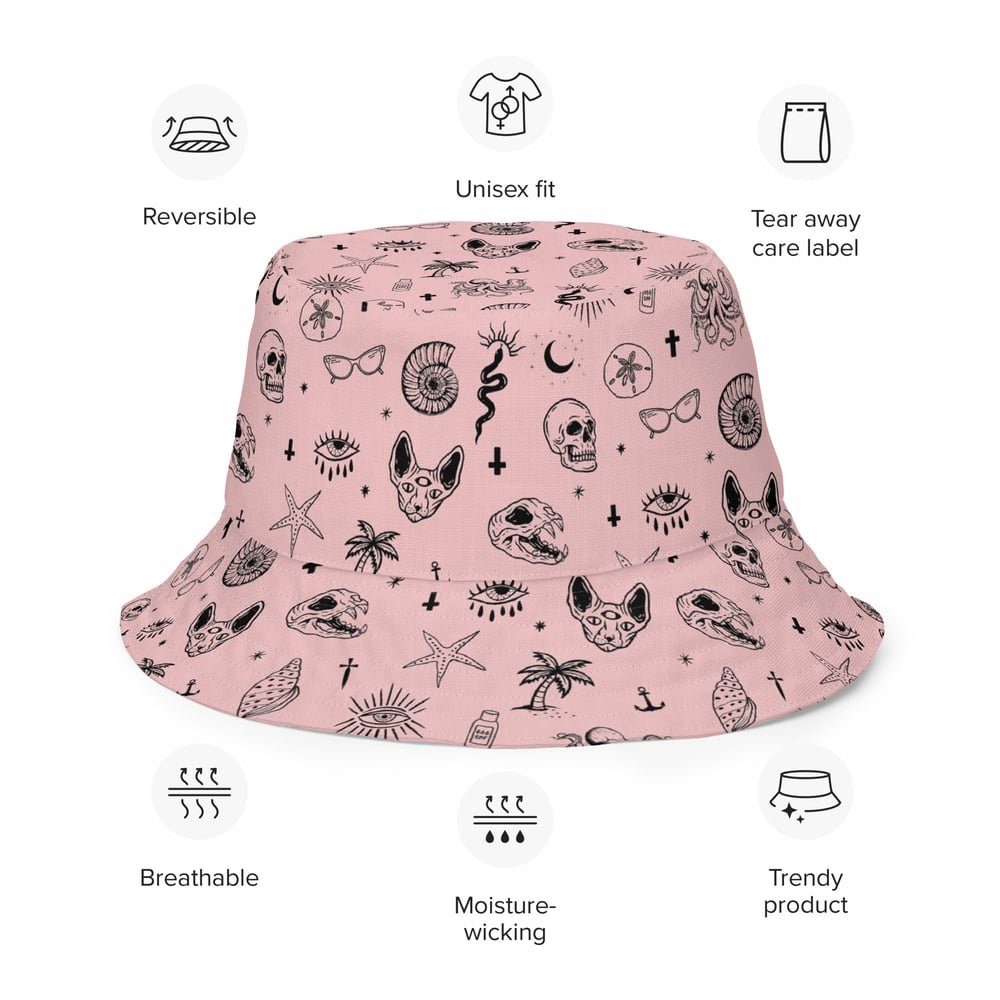 Occult Beach Reversible Bucket Hat