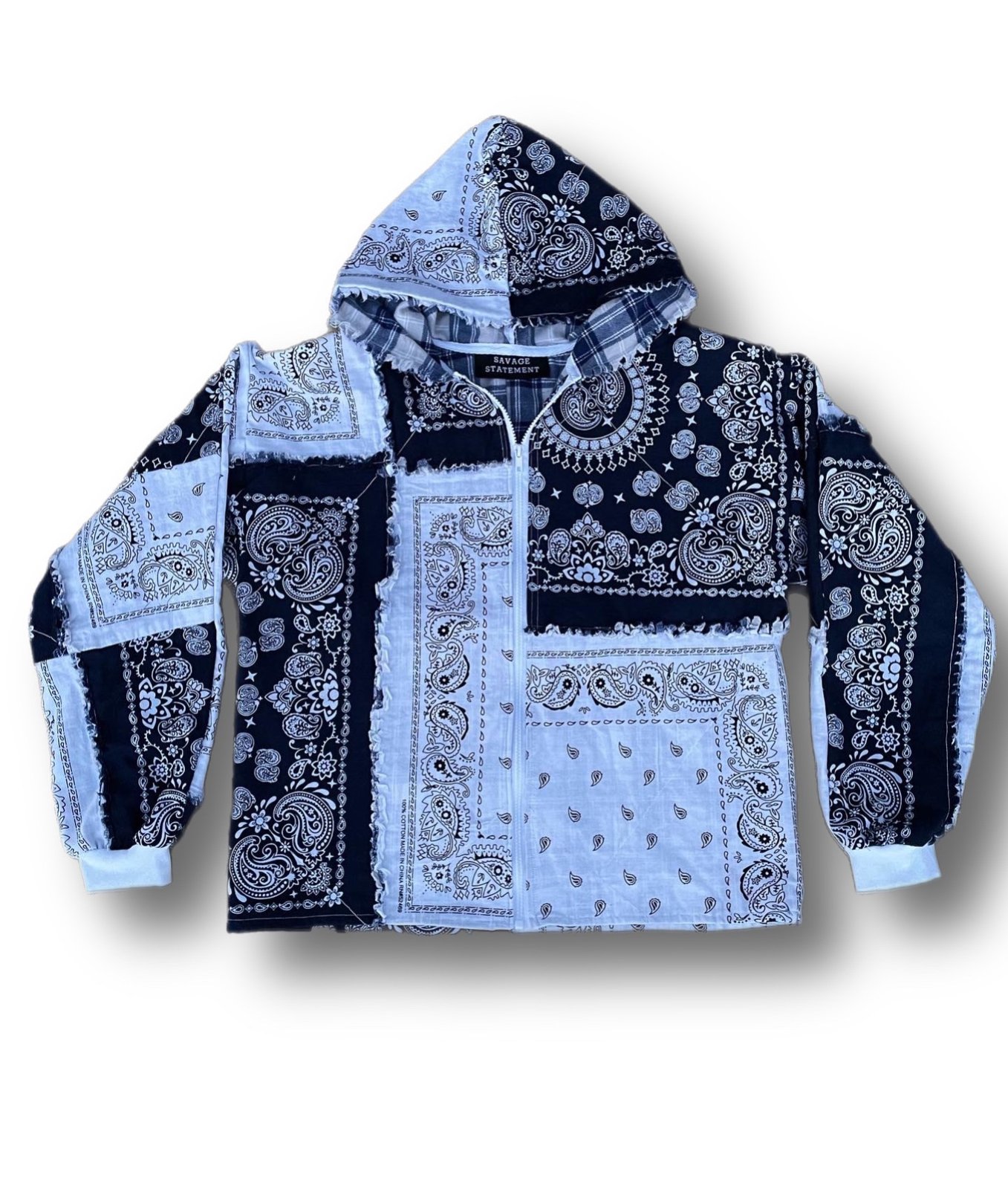 READYMADE × RECOGNIZE BANDANA JACKET READYMADE Blue Bandana Down Jacket Info | Hypebeast