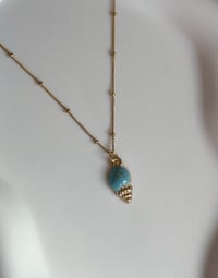 Image 2 of Blue Seashell Necklace