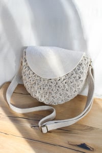 Image 3 of Jázmin horgolt crossbody táska - Zab