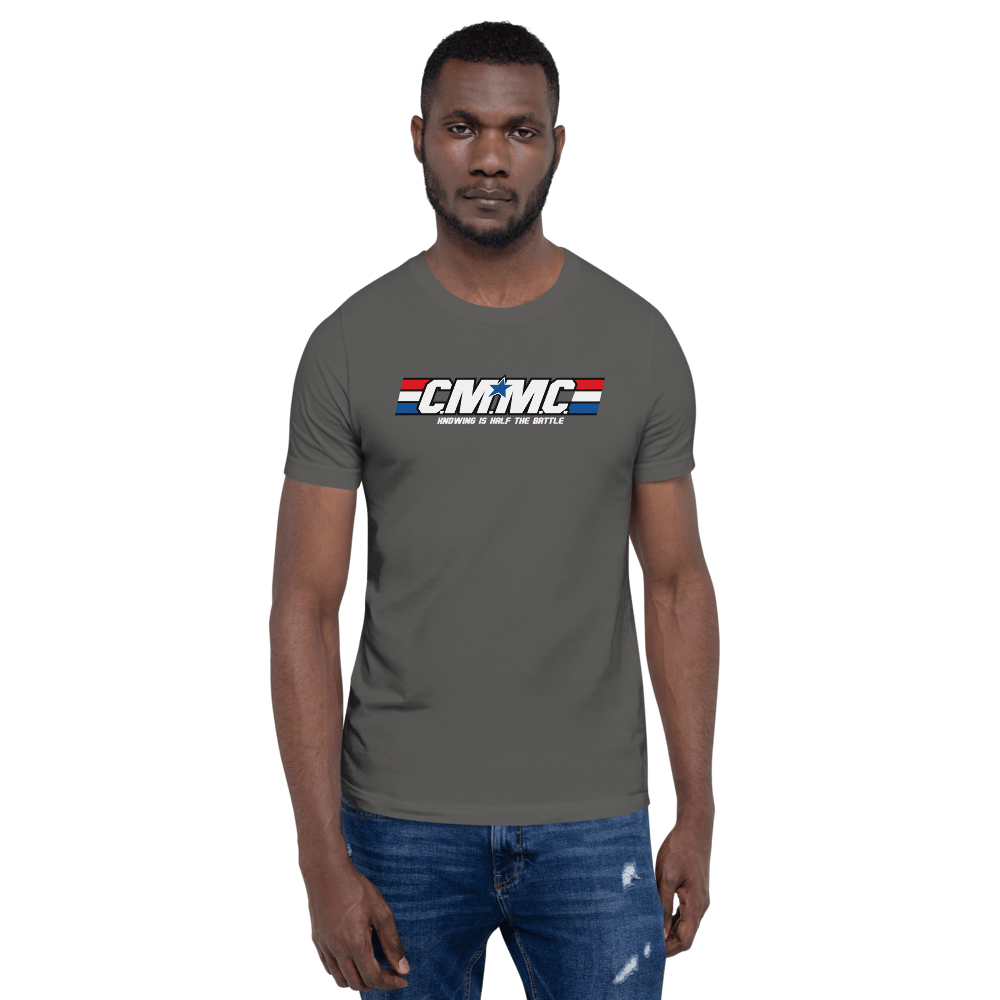 C.M.M.C "Knowing Is Half the Battle" White Text T-Shirt