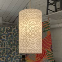 Image 8 of Moroccan Tile Tall Lampshade