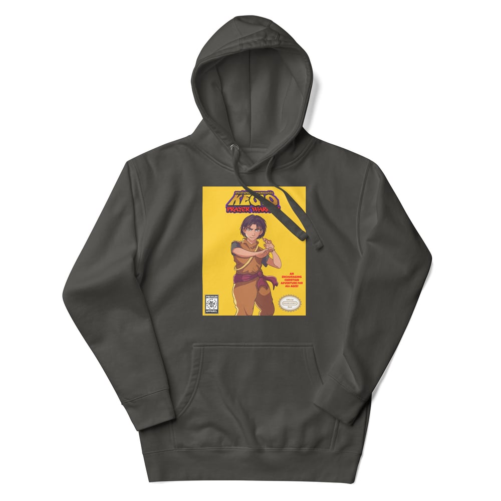 Kegio: Prayer Warrior - Retro Gaming Homage Promo Art Hoodie