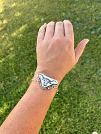 Image 1 of White Longhorn Bracelet 
