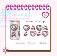 Hk Bows UV DTF Cup wrap