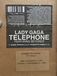 Image 6 of Lady Gaga ft Beyoncé:Telephone, Framed 7” Picture Disc