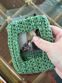 Image 2 of Sage Green Bedazzled Photocard Holder!